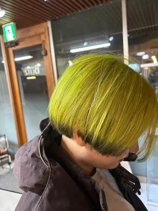 ショート カラー ブリッツレボルト所属・林 佑哉のヘアスタイル