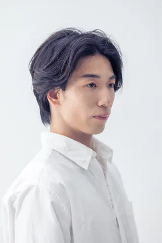 メンズ コテ巻きパーマ/韓国 パーマ/佐野のヘアスタイル