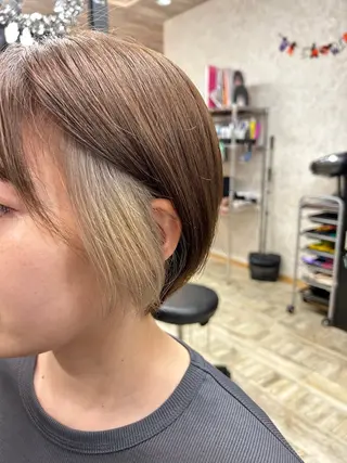 ショート カラー 🌻柳谷 心渚🌻のヘアスタイル