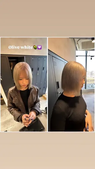 ショート 茅ヶ崎/ハイトーン/ Ramuのヘアスタイル