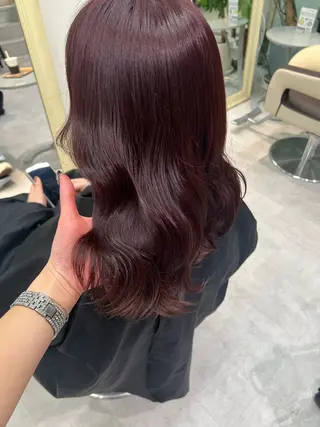 カラー 晶／艶髪カラー ／トリートメントのヘアスタイル