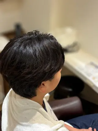 メンズ RYU/メンズ /センターパートのヘアスタイル