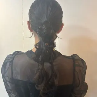 ヘアアレンジ ゆ ののヘアスタイル