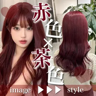 ロング カラー ヘアアレンジ ブリーチなしの達人 🌈KAITOのヘアスタイル