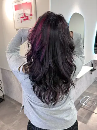 ロング カラー ブリーチ/アレンジ/ 19歳/新宿/アリルのヘアスタイル