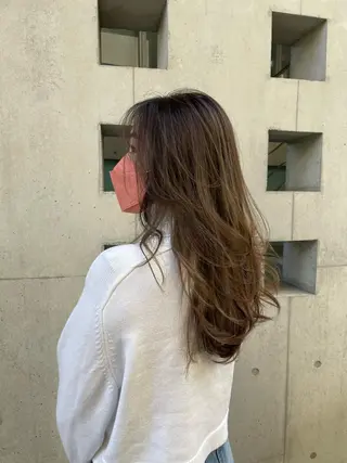 ロング Leverage New York所属・小滝 楓のヘアスタイル