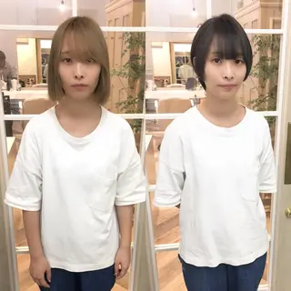 ショート カラー NoWL所属・大人可愛いショート＊ NoWL栗原隆成のヘアスタイル