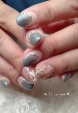 ネイル ラヴィアン ローズのネイルデザイン