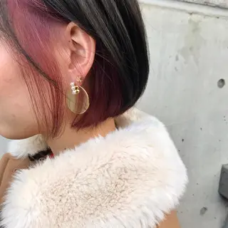 ショート カラー シンプル+αな デザインを 松崎陸のヘアスタイル