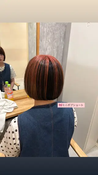 ショート イワサキ ミユのヘアスタイル