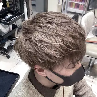 カラー メンズ メンズ縮毛矯正 ♠️店長下平隼人のヘアスタイル