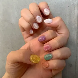 ネイル AOI✩⡱ y2kネイルのネイルデザイン