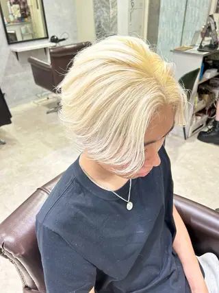 ショート カラー メンズ 池袋/カラー特化🎨 ロング料金なし🩵のヘアスタイル