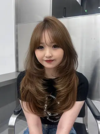 ロング 大人レイヤー/艶美髪 🇺🇸TOMONAのヘアスタイル