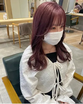 カラー 石田 菜月のヘアスタイル