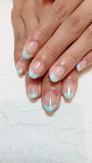 ミディアム カラー キッズ ネイル マツエク・マツパ 💎ビューティサロン 湘南　RIRAN💎のネイルデザイン