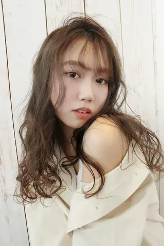 ロング パーマ カラー お得💮全メニュー 🎊30%Off🎉のヘアスタイル