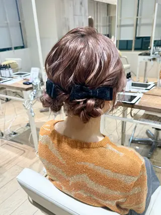 ヘアアレンジ yuki/表参道/ ゆるふわアレンジ𐙚のヘアスタイル