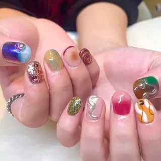 ネイル 新井 ひなののネイルデザイン