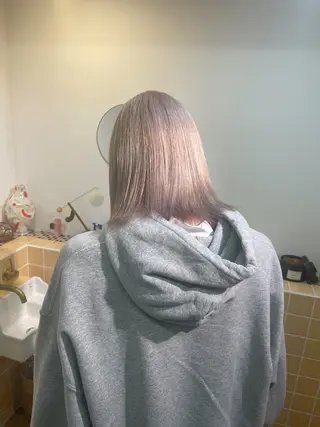 ショート LUCCI所属・udaハイトーン /ボブ/レイヤーのヘアスタイル