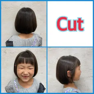 ショート キッズ TELA  HAIR幕張本郷店所属・TELA幕張本郷店 Namikaのヘアスタイル