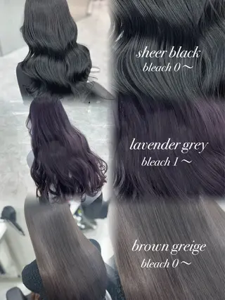 カラー niina🖤 透明感×レイヤーのヘアスタイル