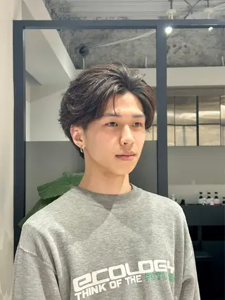 ショート メンズパーマ/メンズ カット/伊藤　げんのヘアスタイル