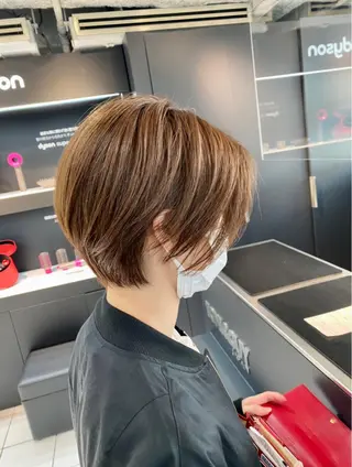 ショート 加藤 真介のヘアスタイル