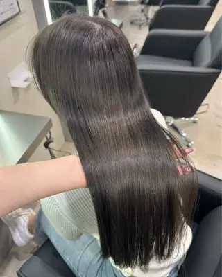 ロング カラー 艶カラー♡クール トレンドヘア♡アユミのヘアスタイル