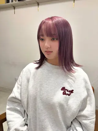 ミディアム 艶髪/髪質改善/ 松村きさらのヘアスタイル