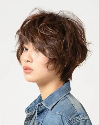 ショート パーマ hatena所属・hatena 🫧のマツエク・マツパデザイン