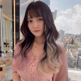 ロング カラー 【lapis渋谷】 Aoriのヘアスタイル