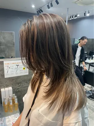 カラー ✂︎GLITTER ✂︎Yuu✂︎のヘアスタイル