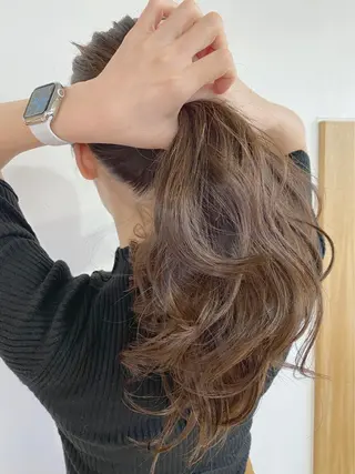 ロング カラー Ate by little所属・青木 梢のヘアスタイル