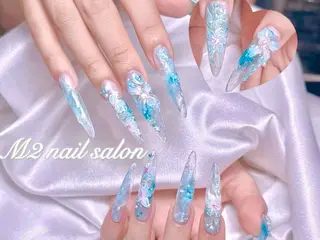 ネイル 長さだし専門店 M2　rikaのネイルデザイン