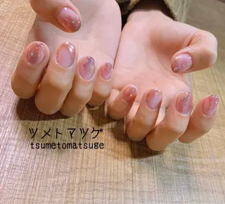 ショート ネイル ツメトマツゲ .のネイルデザイン