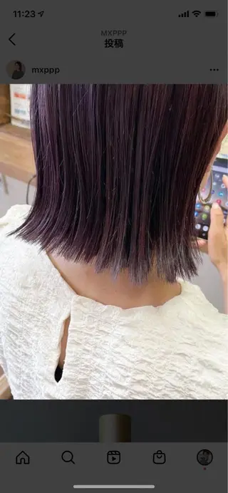 ミディアム カラー パーマ ヘアアレンジ ❣️倉敷❣️美髪 カラー能登一成のヘアスタイル