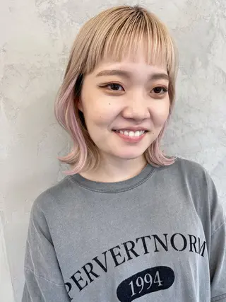 ショート カラー ダブルカラー /まつ毛パーマ🎀のヘアスタイル