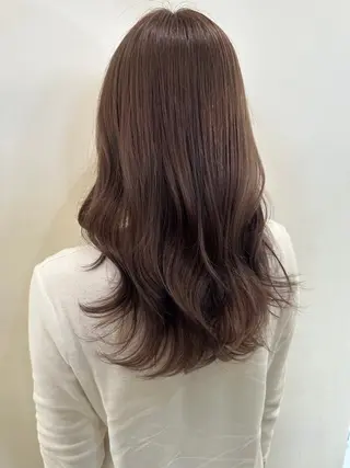 セミロング カラー 恒松 雄基のヘアスタイル