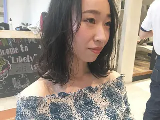 ミディアム カラー nakahara madokaのヘアスタイル