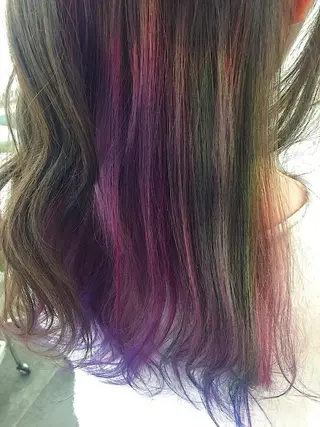 セミロング カラー パーマ ヘアアレンジ ✨ハイクオリティ✨ 山本香也のヘアスタイル