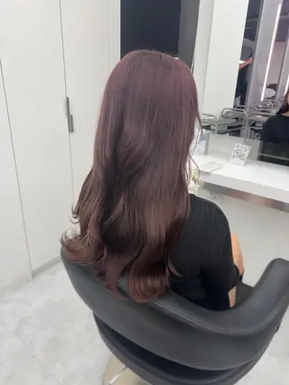 ロング カラー パーマ ヘアアレンジ メンズ キッズ ♥️韓国ヘア レイヤー♥️ゆりのヘアスタイル