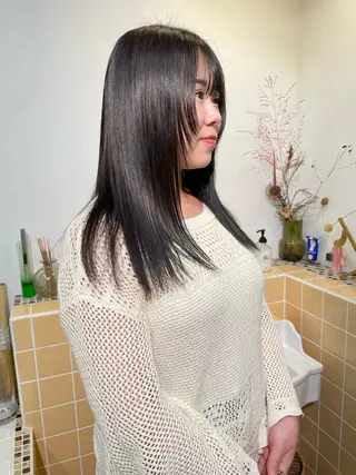 セミロング sakura🌸 レイヤー/韓国ヘアのヘアスタイル