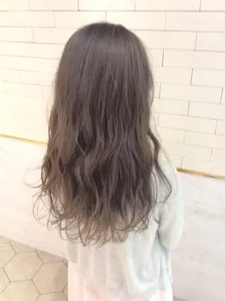 セミロング カラー レイヤーカット× 髪質改善たもりのヘアスタイル