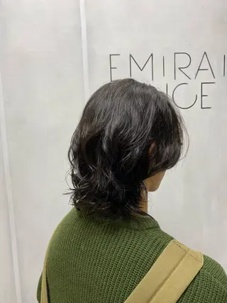 ミディアム パーマ メンズ 🟢NEGi🟣 🫧髪質改善のヘアスタイル