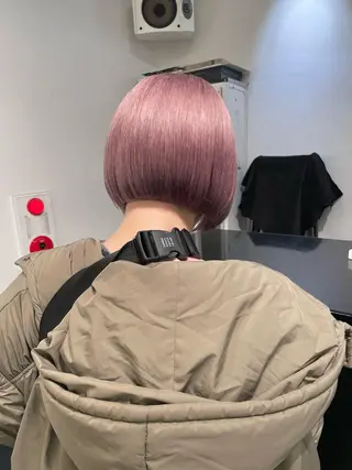 ショート カラー パーマ ヘアアレンジ メンズ キッズ ネイル マツエク・マツパ アイブロウ 艶ハイトーン/ヘア アレンジAYAKAのヘアスタイル