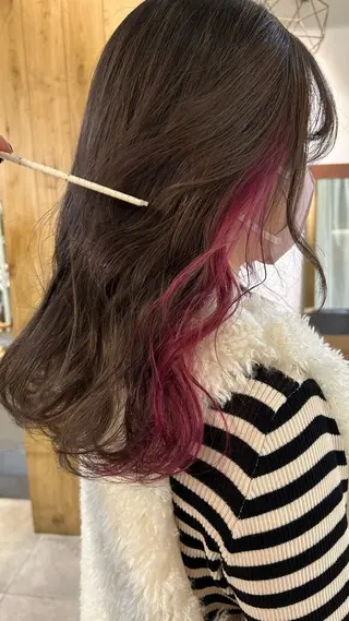 ロング カラー じゅわっと暖色カラー 🍊Moemiのヘアスタイル