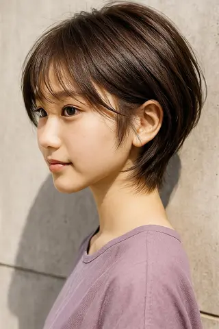 ショート カラー さく/髪質改善× 縮毛矯正/町田のヘアスタイル