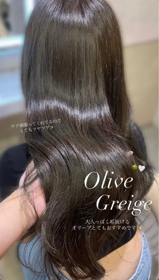 ロング haruna🤍 中韓mix✨のヘアスタイル