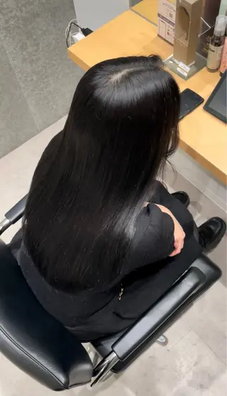 セミロング カラー 髪質改善ヘアケア 艶髪特化/上田のヘアスタイル